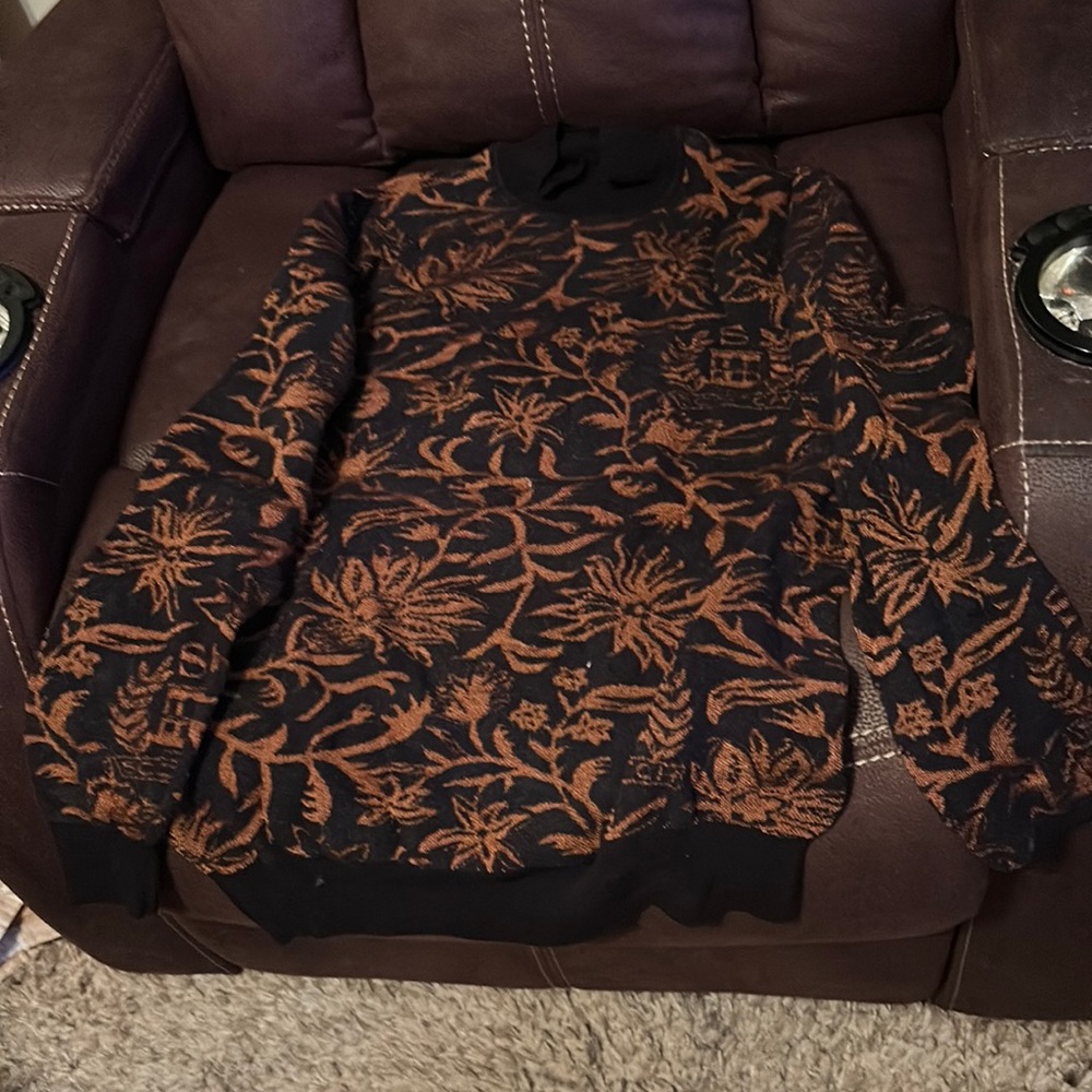 Scotch & Soda black and gold turtleneck sweater
